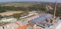 A téglagyár madártávlatból